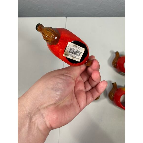 Set of 4 Wooden Fruit Napkin Holders - Picture 6 of 8